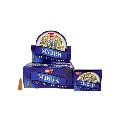 Hem Mirra Incense Cones