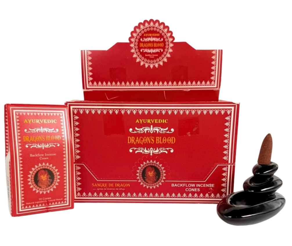 Ayurvedic Dragon Blood Incense Backflow Cones