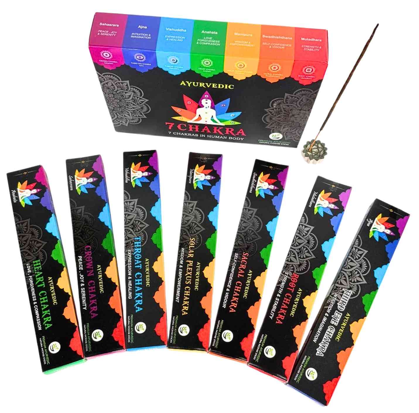 Ayurvedic 7 Chakra Incense