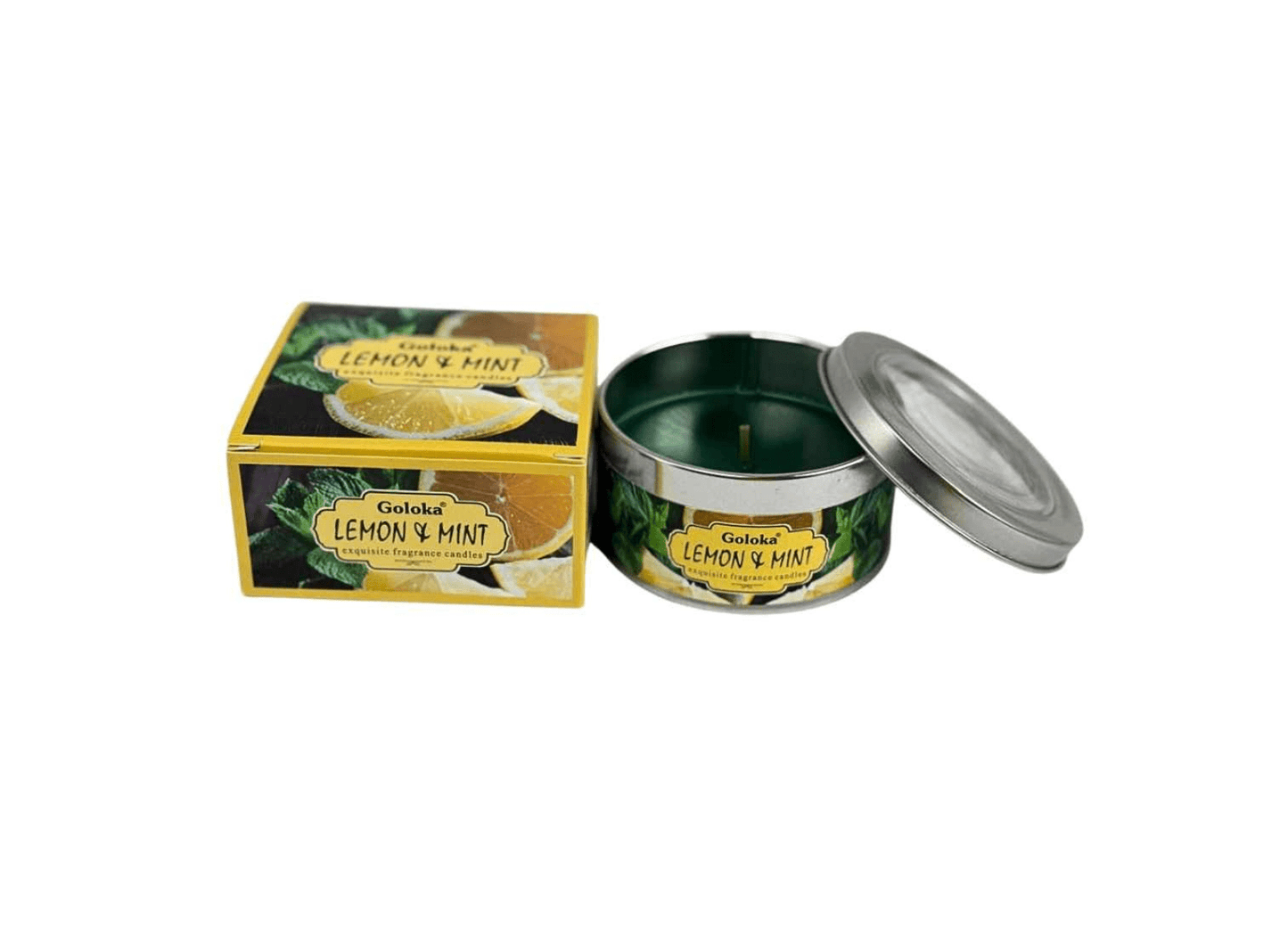 Goloka Lemon & Mint Candle