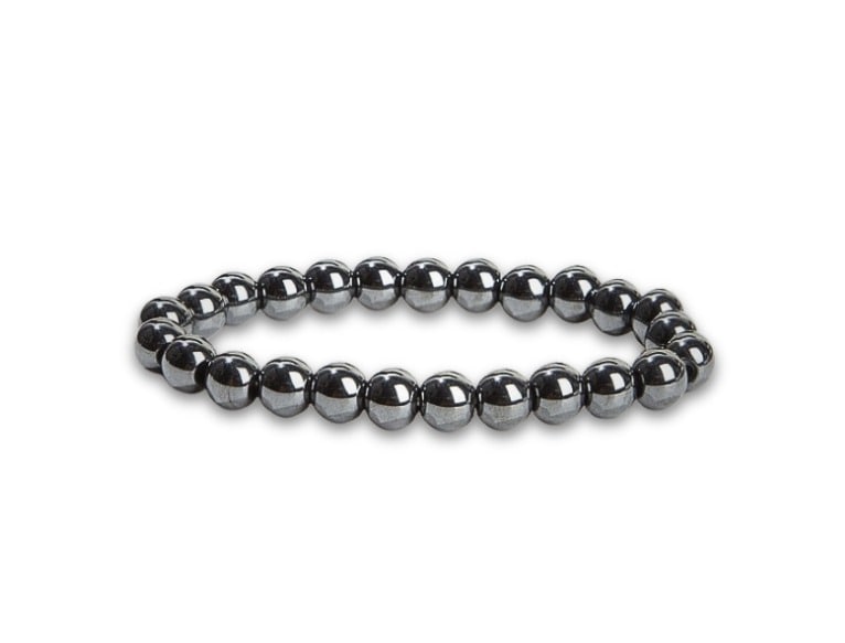 Hematite bracelet beads - 6mm