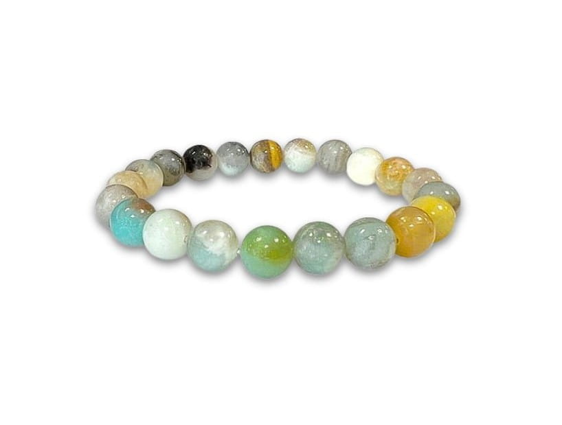 Amazonite multi bead bracelet - 6mm