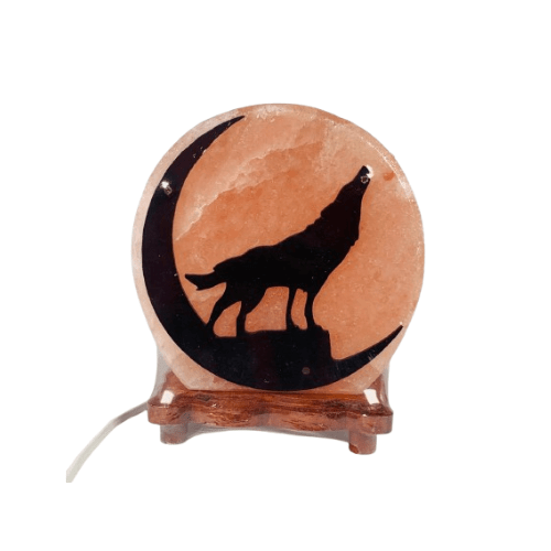 Wolf Himalayan Salt Lamp - 3kg