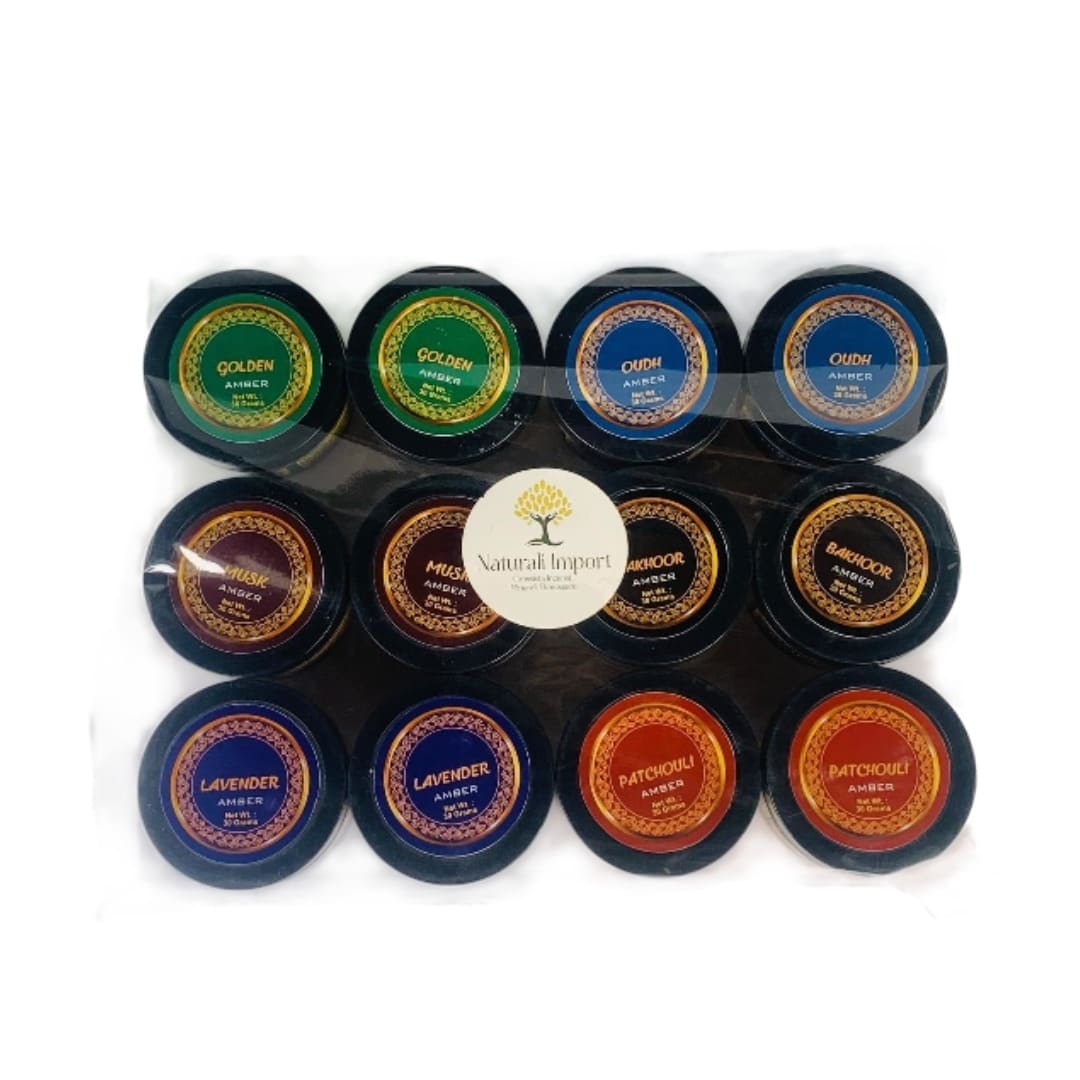 Amber Solid Perfuem (12 Pack)