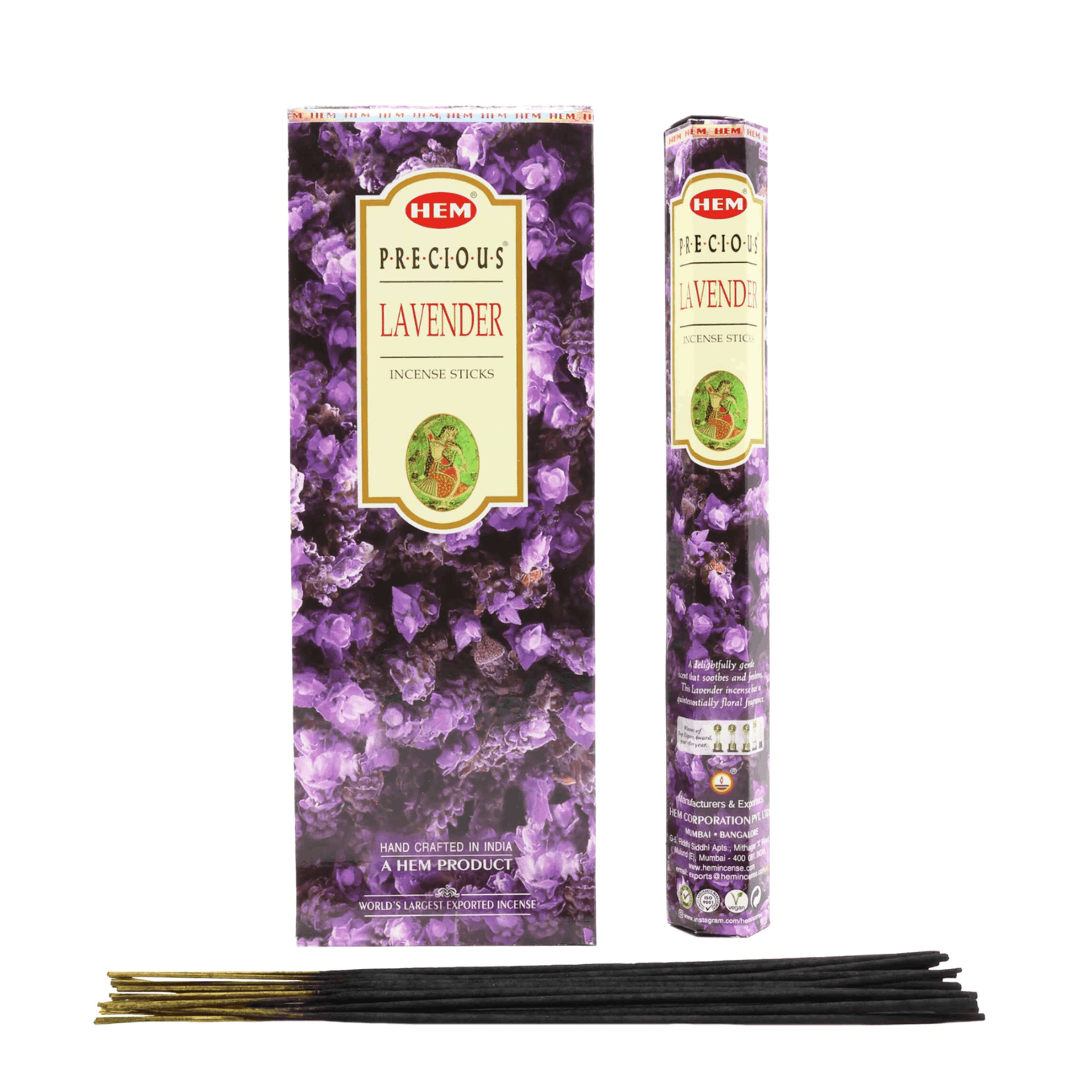 Hem Precious Lavender Incense Sticks - 20g
