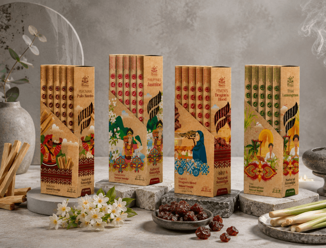 Natural Smudge Sticks – Premium Herbs for Cleansing, Meditation, and Aromatherapy
