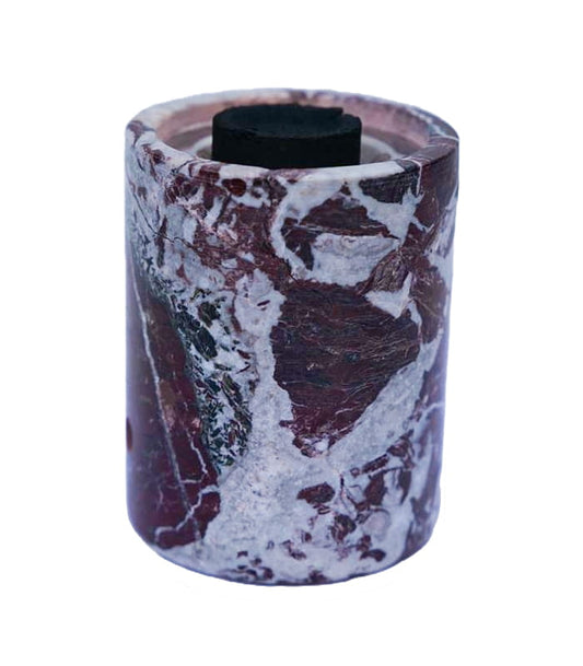 Onyx Cylinderical Carbon Holder - 10x7cm
