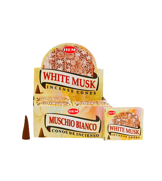 Coni d'incenso Hem White Musk