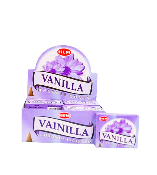 Coni d'incenso Hem alla Vaniglia