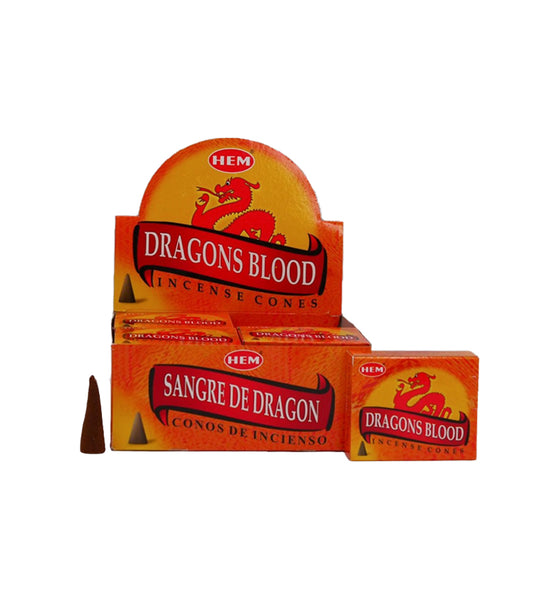 Coni di incenso Hem Sangue di Drago