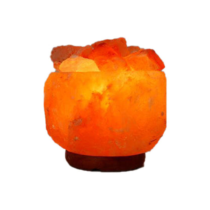 Natural Basket with Open Chunks Himalayan Salt Lamp 3-4kg