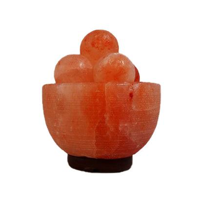 Natural Basket with Open Balls Himalayan Salt Lamp - 4kg