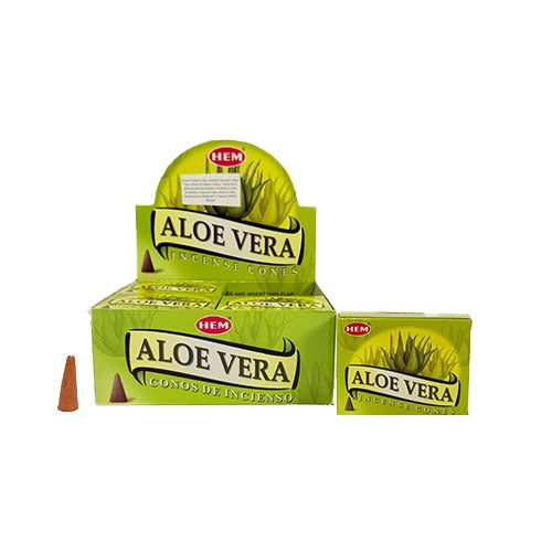 Coni d'incenso Hem Aloe Vera