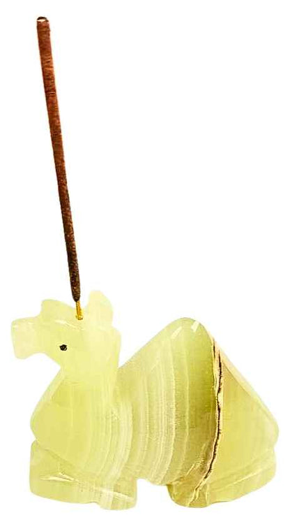 Onyx Camel Incense Holder - 8x6cm