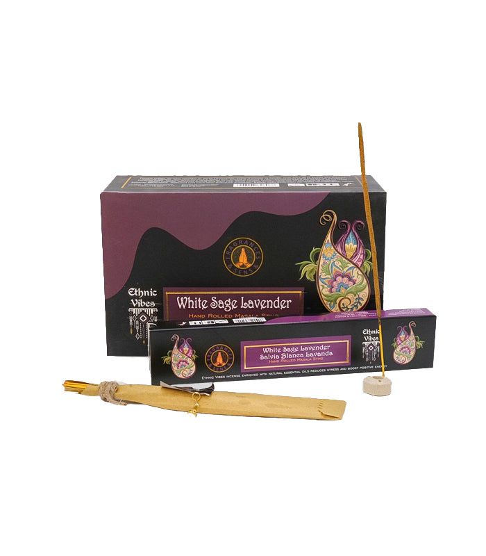 Ethnic Vibes White Sage Lavendar - 15g*12