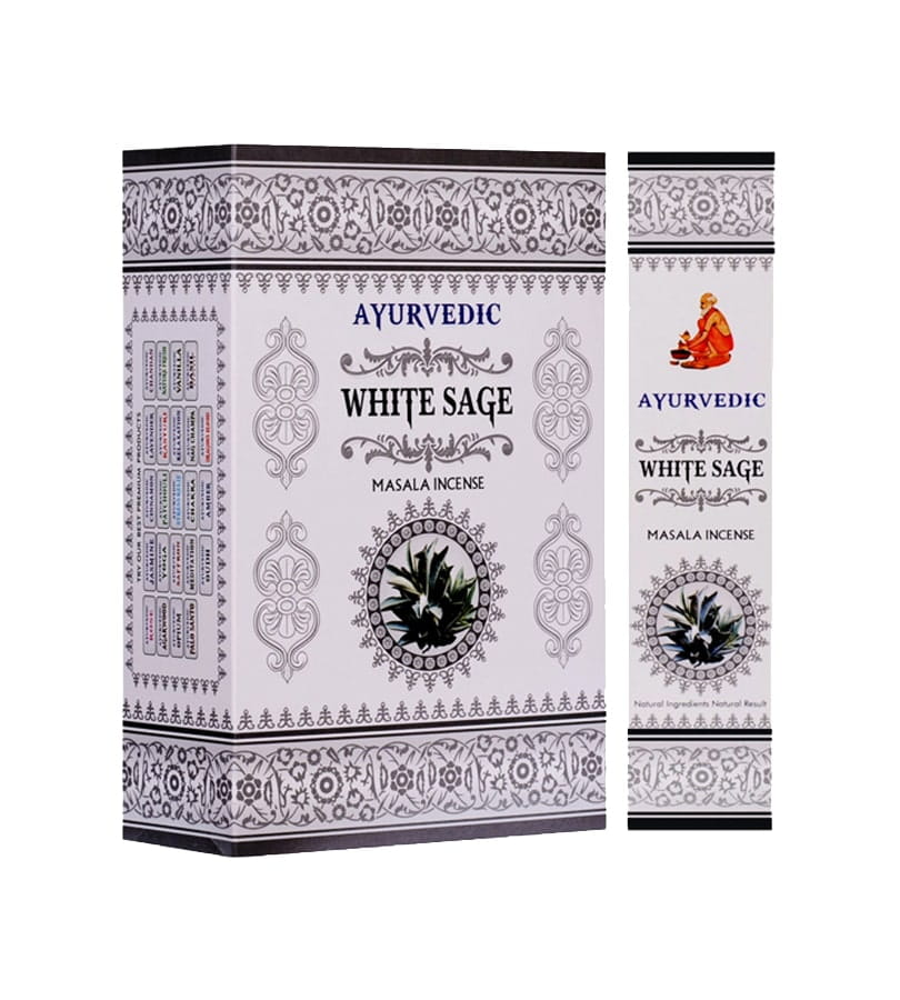 Ayurvedic White Sage Incense - 15g