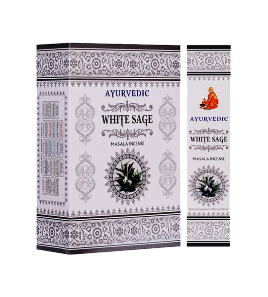 Ayurvedic White Sage Incense - 15g