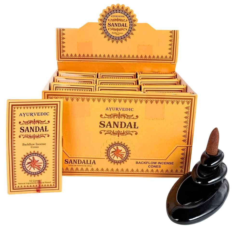 Ayurvedic Sandal Incense Backflow Cones