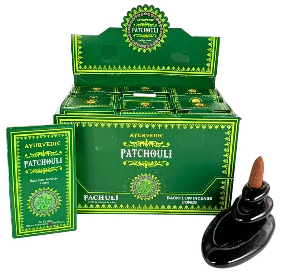 Ayurvedic Patchouli Incense Backflow Cones