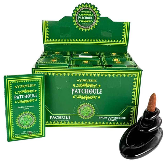 Ayurvedic Patchouli Incense Backflow Cones