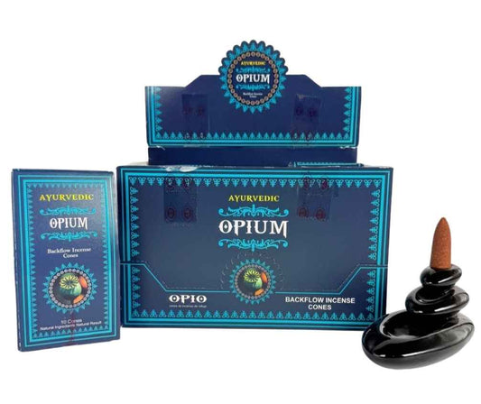 Ayurvedic Opium Incense Backflow Cones