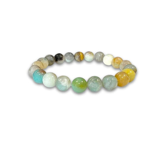 Bracciale multistrato in amazzonite - 8mm