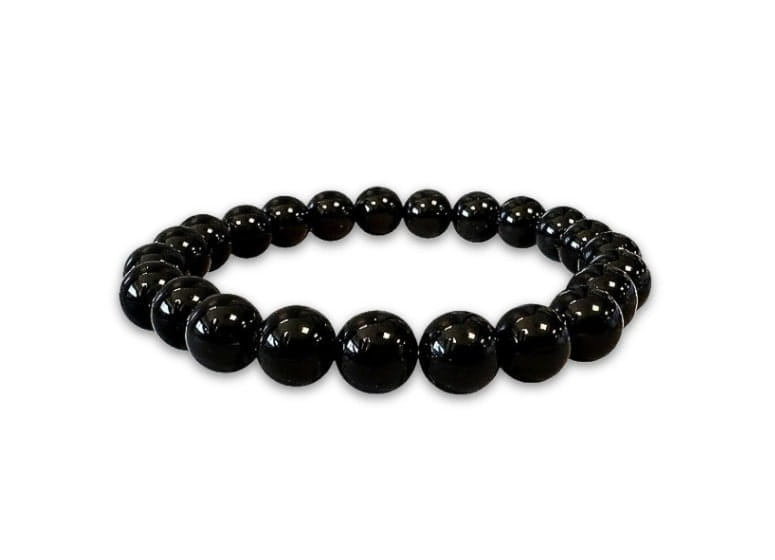 Black Onyx Bracelet Beads - 8mm