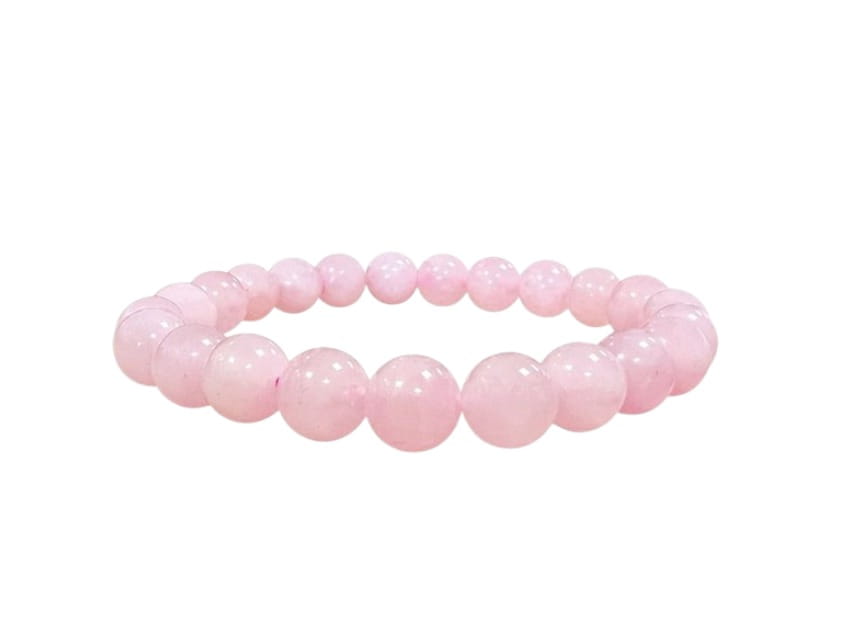 Bracelet Rose Quartz Beads - 8mm