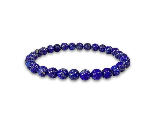Perle per bracciale in lapislazzuli - 6mm