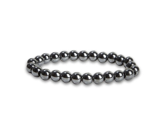 Perline bracciale in ematite - 6 mm
