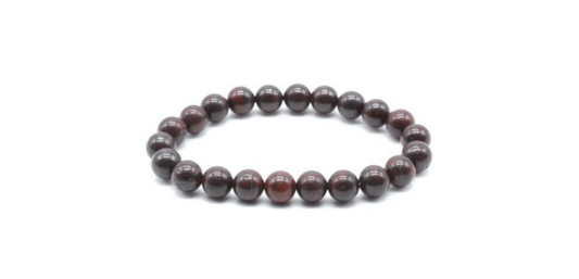 Perle per bracciale di Diaspro Arcobaleno - 8 mm