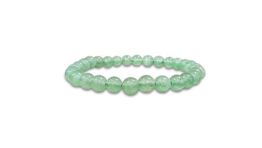Perline per braccialetto in Avventurina Verde - 6mm