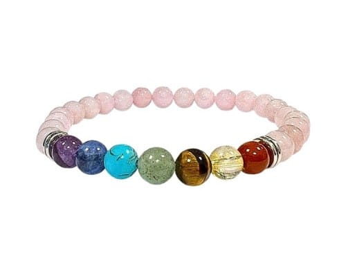 Quarzo Rosa 7 Chakra-6mm