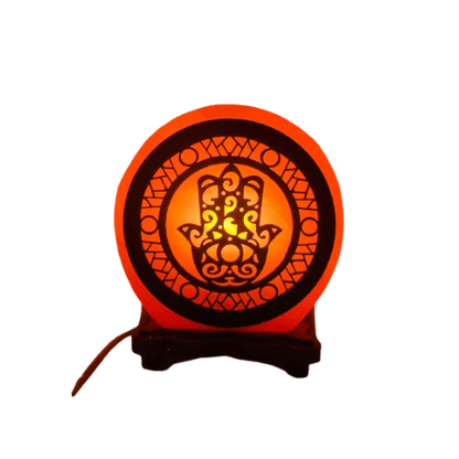 Hand of Fatima Himalayan Salt Lamp - 3kg