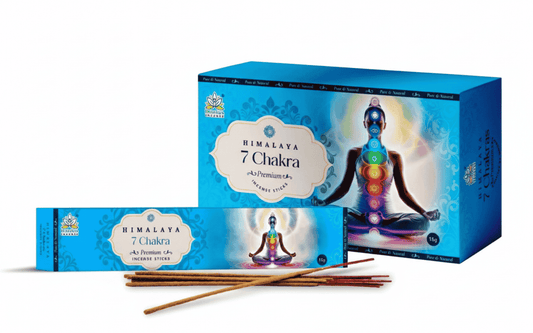 Himalaya 7 Chakra Incenso Premium in Bastoncini-15g