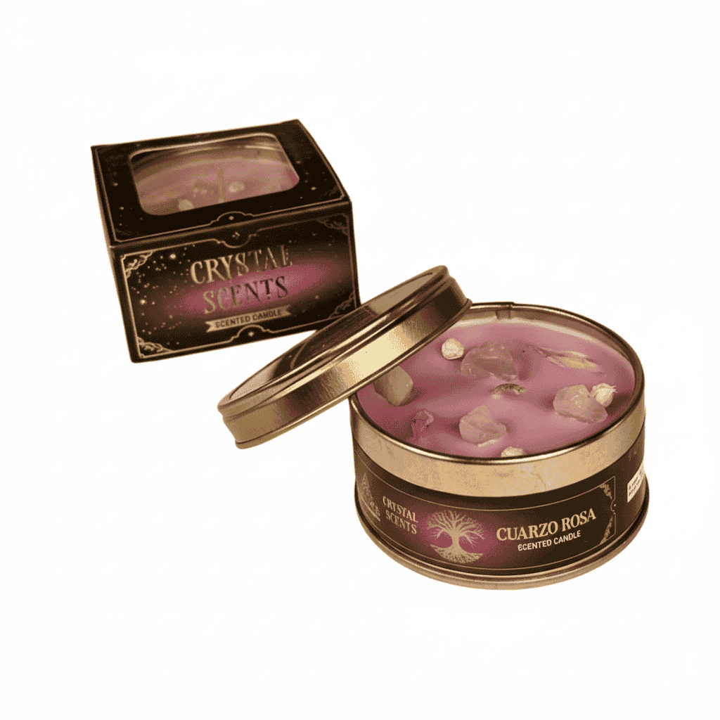 Crystal Scents Cuarzo Rosa Candle