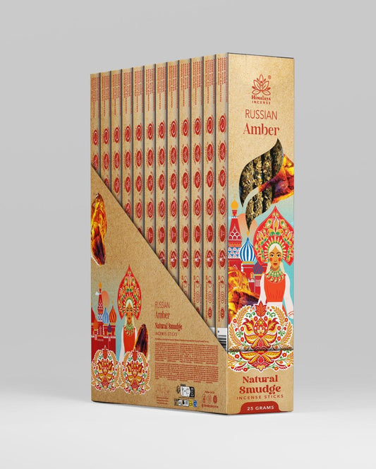 Bastoncini di incenso all'ambra russa Himalaya - 25g