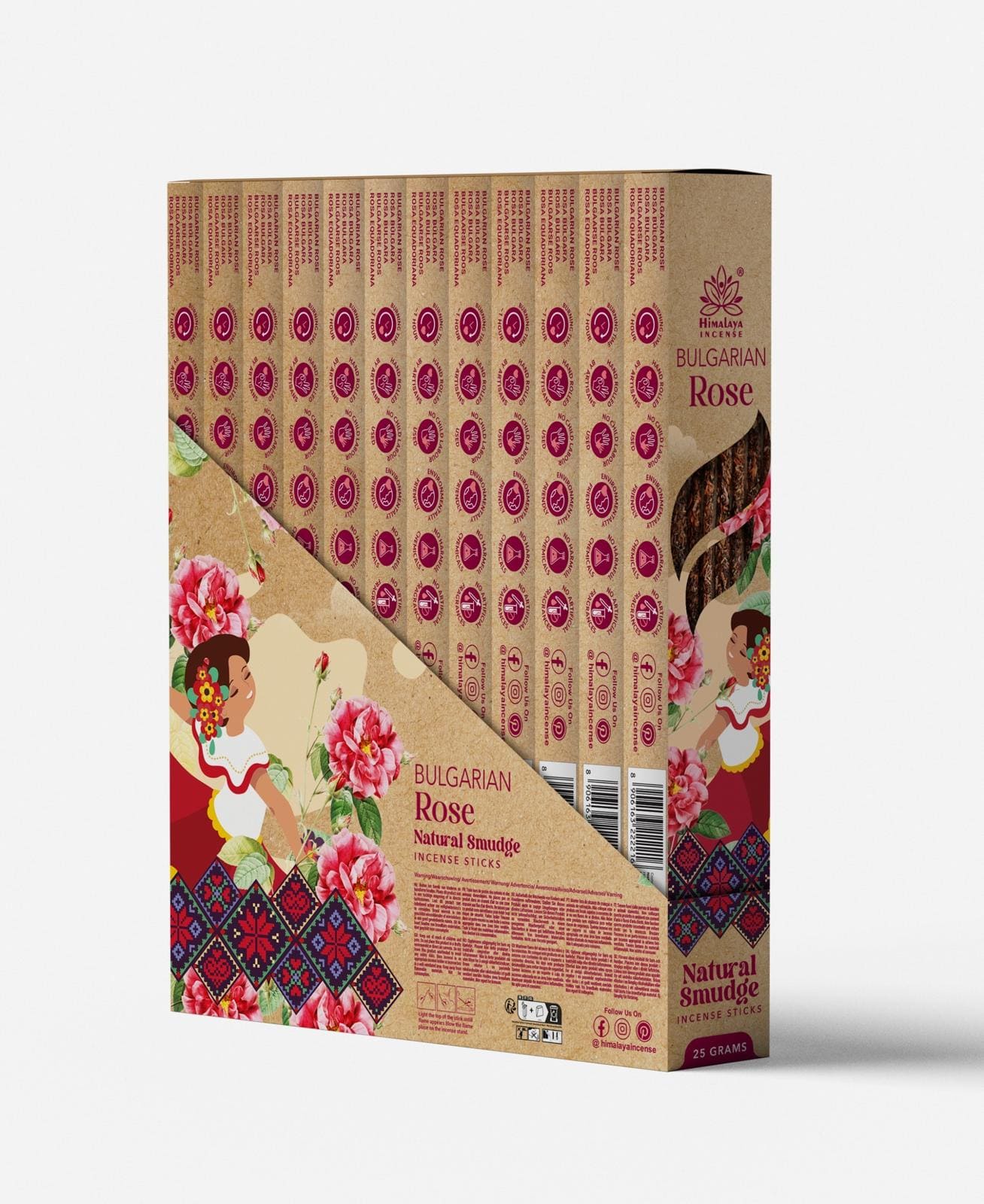 Himalaya Bulgarian Rose Incense Stick-25g