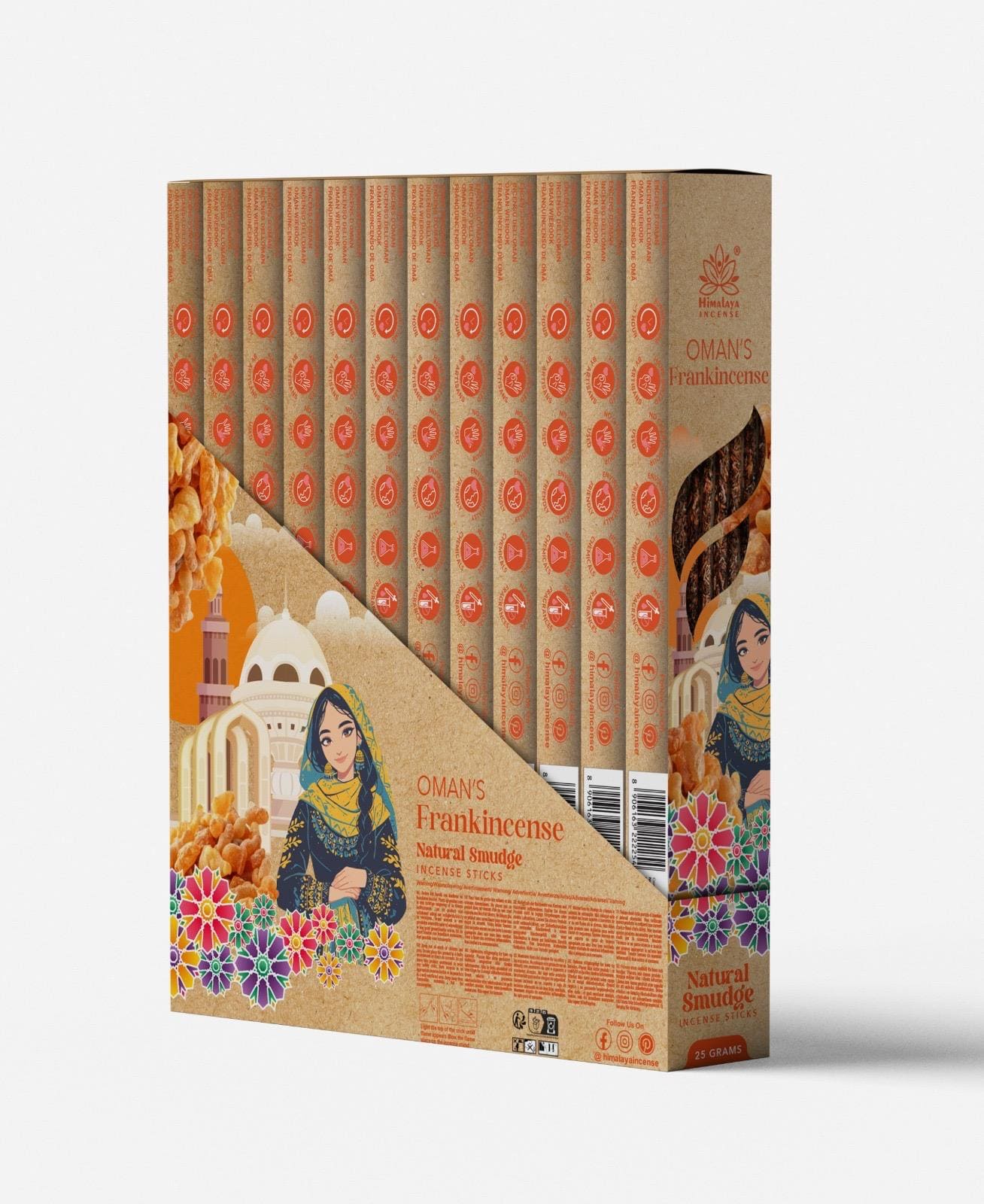 Himalaya Oman's Frankincense Incense Stick-25g