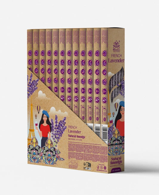 Bastoncini di Incenso Lavanda Francese Himalaya - 25g