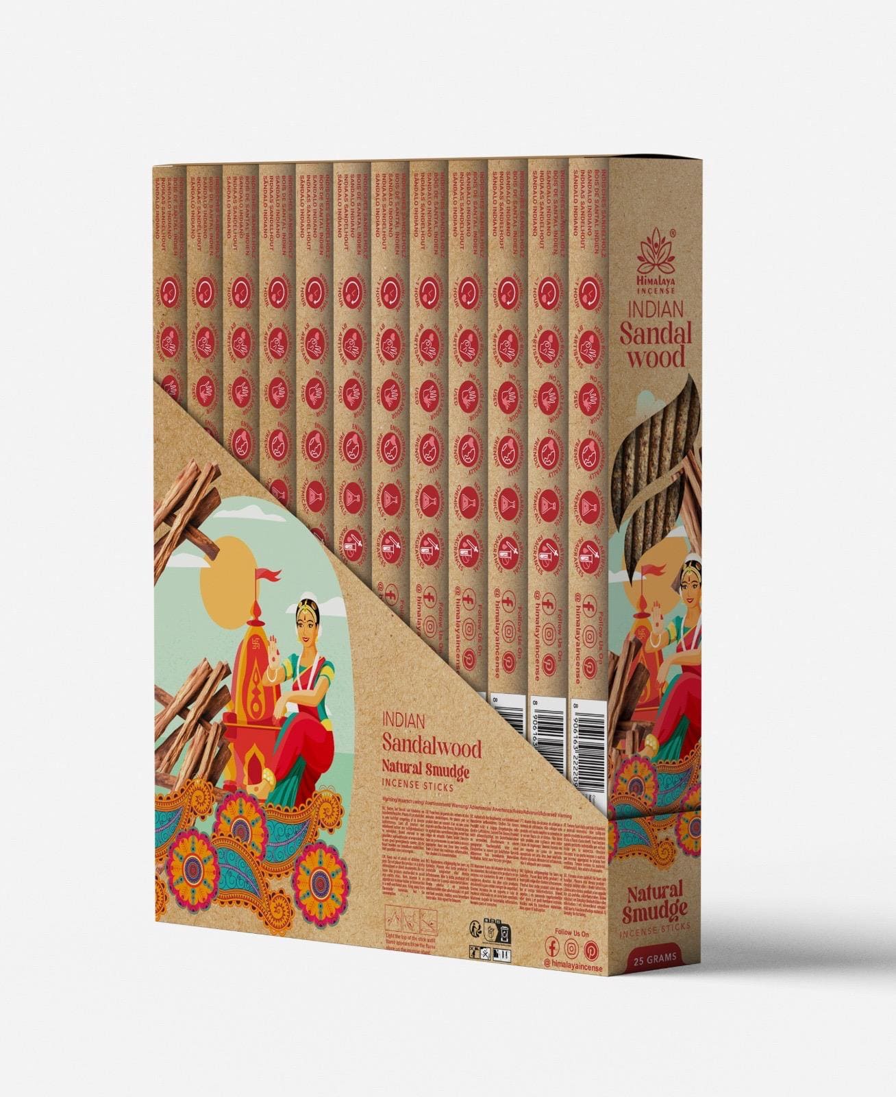 Himalaya Indian Sandal Wood Incense Stick-25g