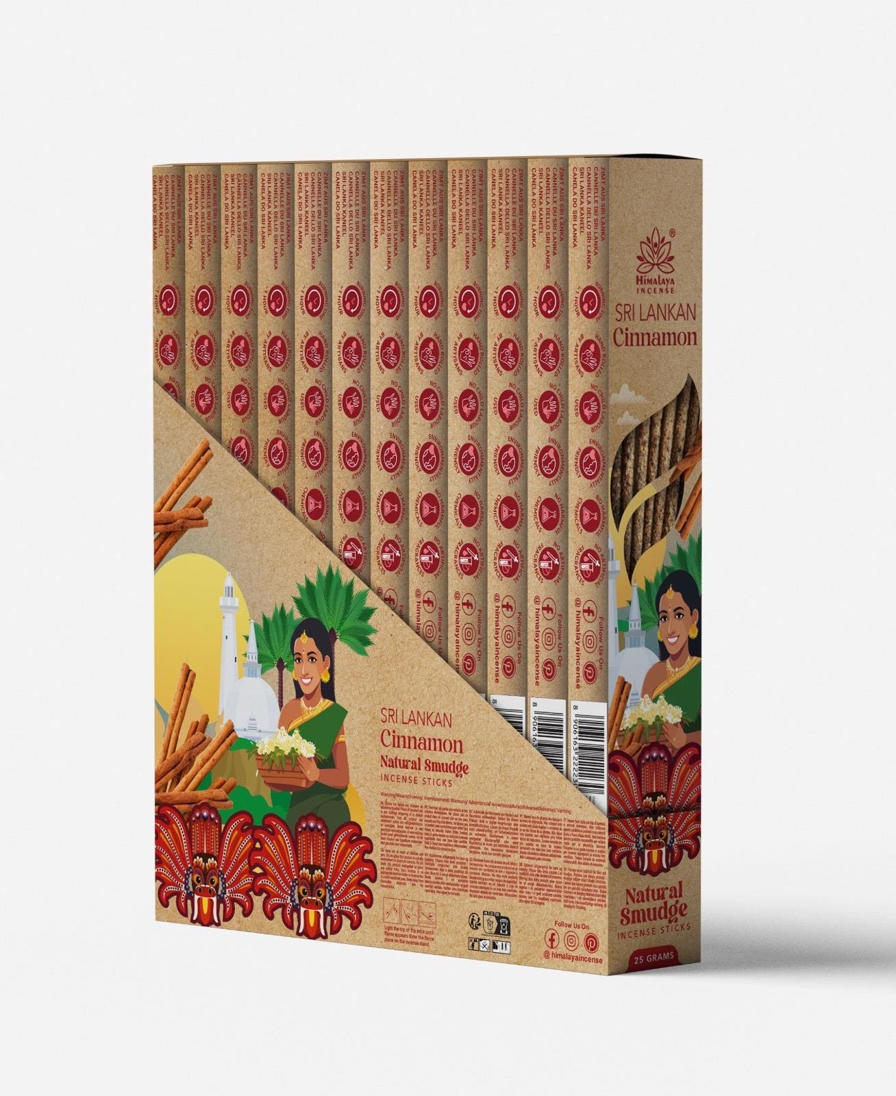 Himalaya Sri Lankan Cinnamon Incense Stick-25g