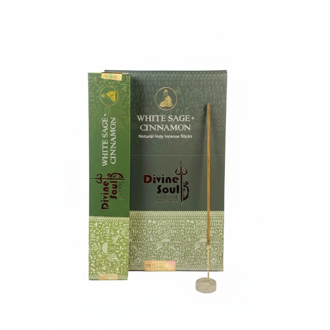 Divine Soul White Sage + Cinnamon Incense Stick