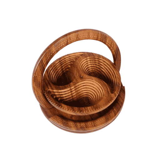Cesto di frutta in legno - 25cm