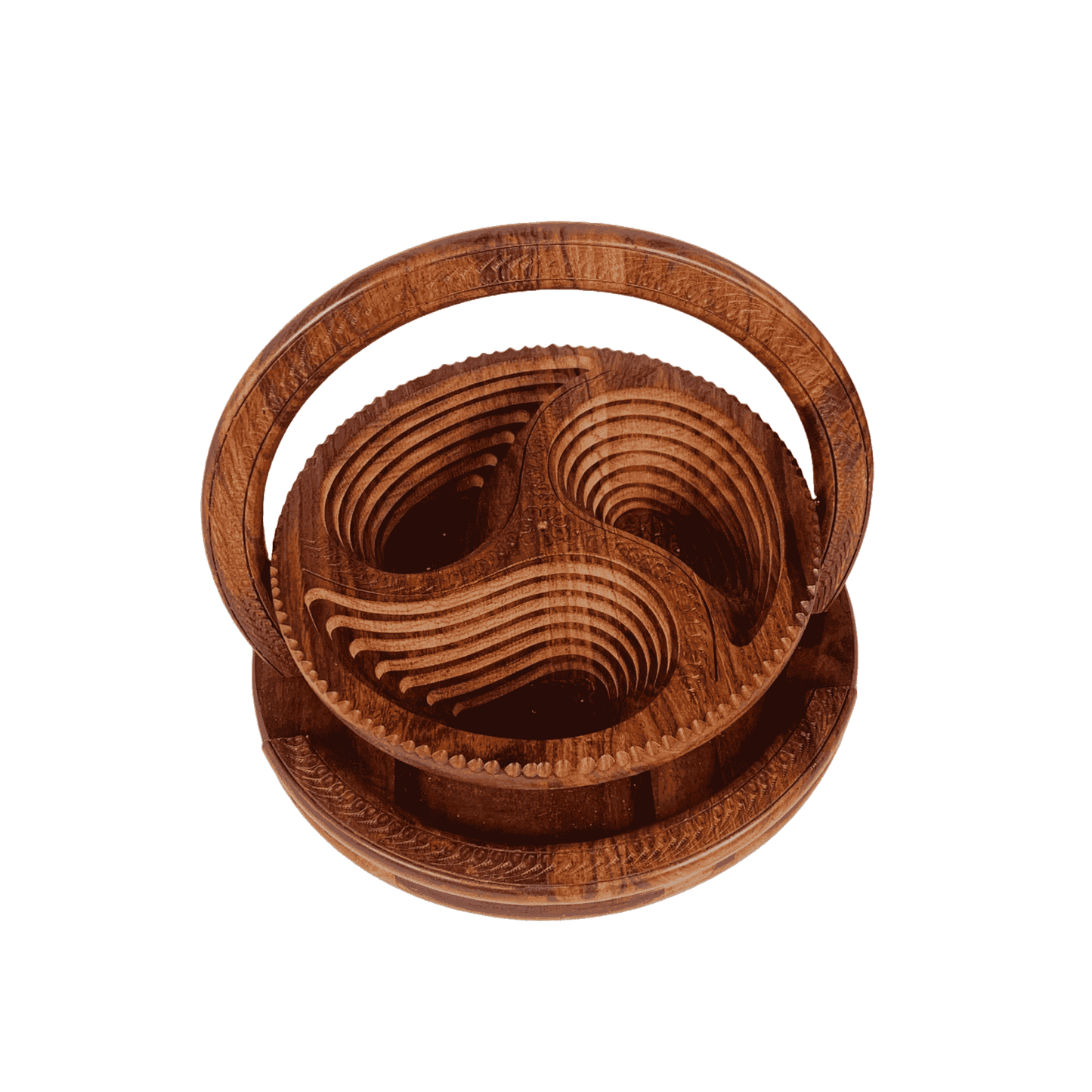 Wooden Fruit Basket-30cm