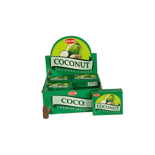 Coni d'incenso al cocco Hem