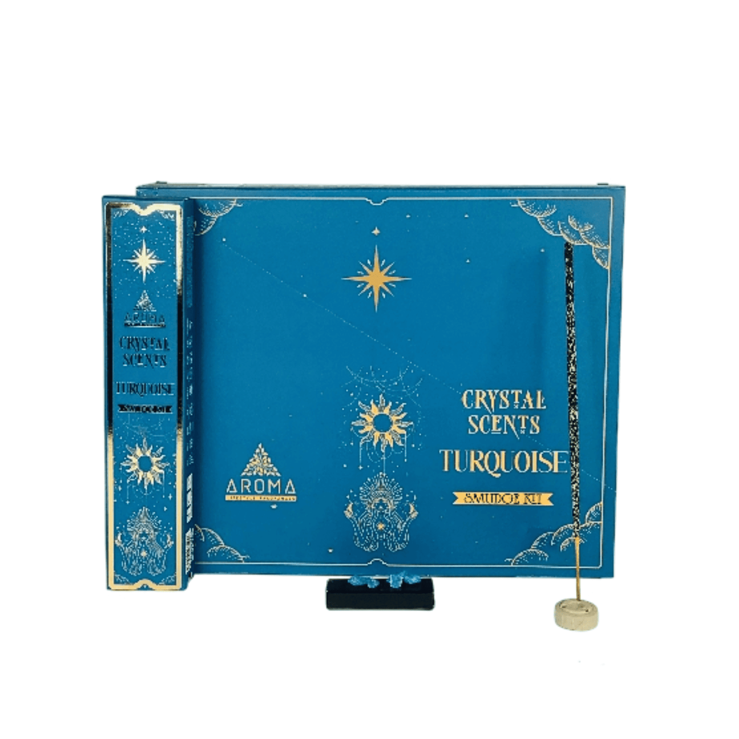 Aroma Crystal Turquoise Smudge Kit-25g