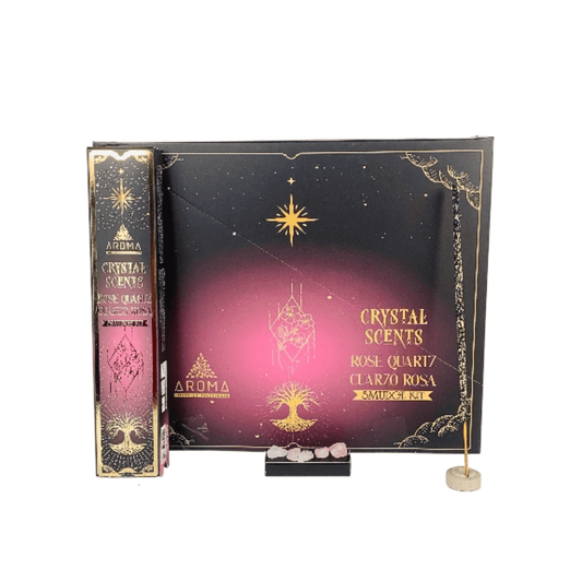 Aroma Crystal Kit di purificazione al quarzo rosa-25g