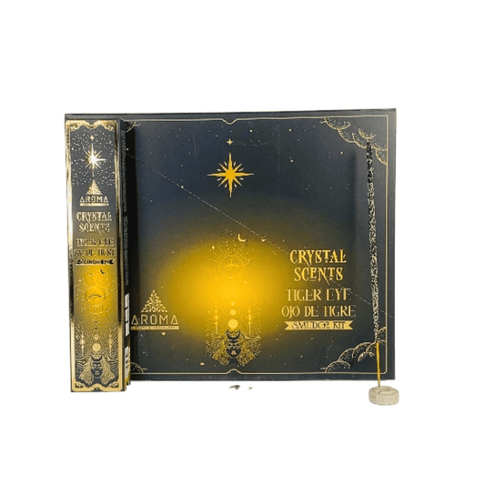 Kit per affumicazione con Occhio di Tigre di Cristallo aromatico - 25g