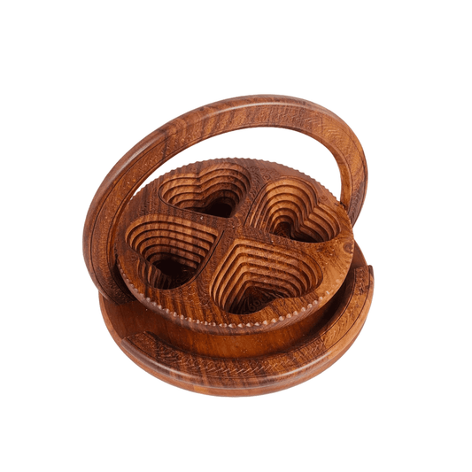 Cesto per frutta in legno - 30 cm